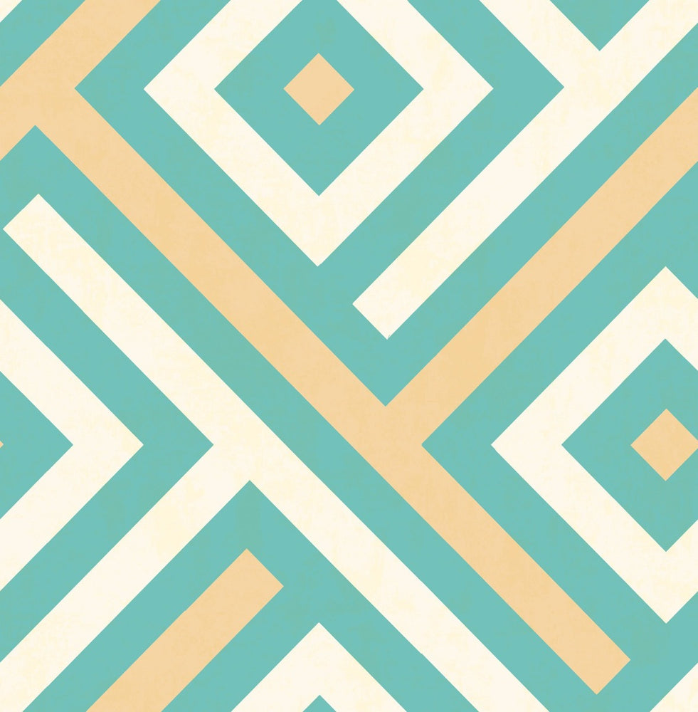 GT20304 Mirante chevron block wallpaper from the Geo collection by Seabrook Designs