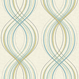 RL60204 Jeannie weave retro wallpaper from the Retro Living collection by Seabrook Designs