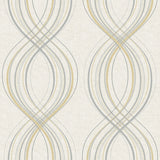 RL60205 Jeannie weave retro wallpaper from the Retro Living collection by Seabrook Designs
