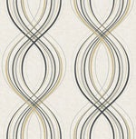 RL60200 Jeannie weave retro wallpaper from the Retro Living collection by Seabrook Designs