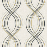 RL60200 Jeannie weave retro wallpaper from the Retro Living collection by Seabrook Designs