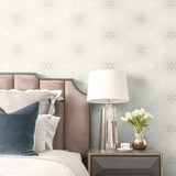 RL61108 Lucy starburst geometric wallpaper decor from the Retro Living collection by Seabrook Designs