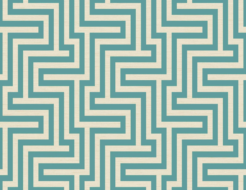 
                  
                    TA20404 Martinique maze geometric wallpaper from the Tortuga collection by Seabrook Designs
                  
                