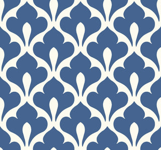 TA20802 grenada fleur de lis wallpaper from the Tortuga collection by Seabrook Designs
