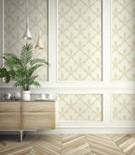 TA20805 grenada fleur de lis wallpaper decor from the Tortuga collection by Seabrook Designs