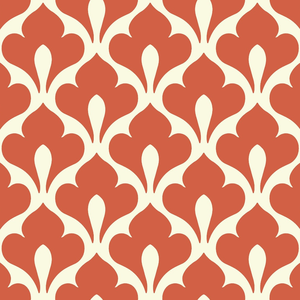 TA20806 grenada fleur de lis wallpaper from the Tortuga collection by Seabrook Designs