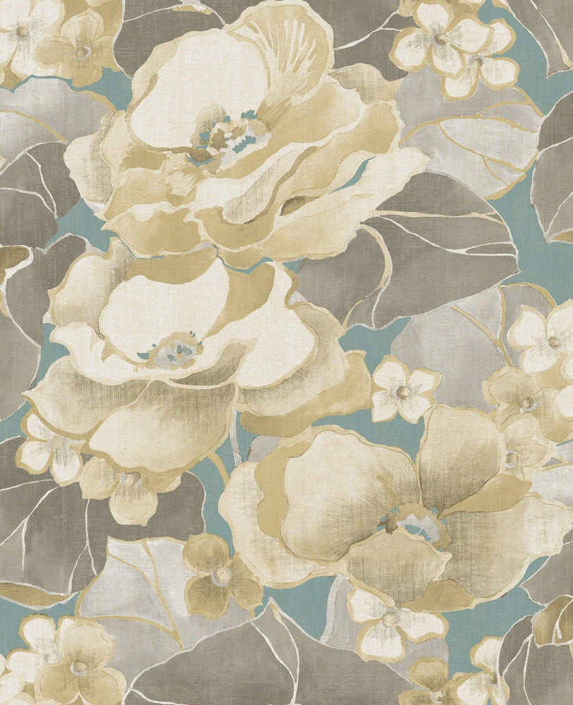 
                  
                    NE50502 Adorn floral wallpaper from the Nouveau Luxe collection by Seabrook Designs
                  
                