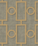 Geometric lattice wallpaper NE50600 from the Nouveau Luxe collection by Seabrook Designs