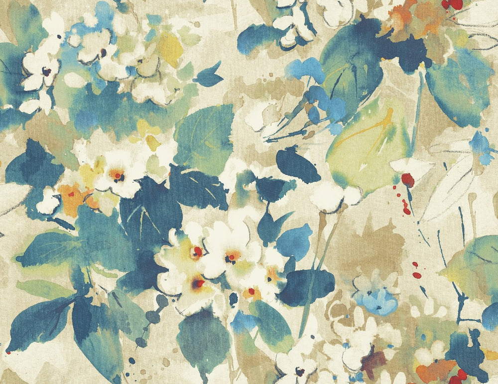 LG90302 Chambon floral wallpaper from the Lugano collection by Seabrook Designs