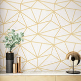 GT20905 quartz geometric wallpaper decor from the Geo collection by Seabrook Designs