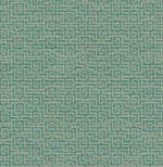 GT21404 topaz maze geometric wallpaper from the Geo collection by Seabrook Designs