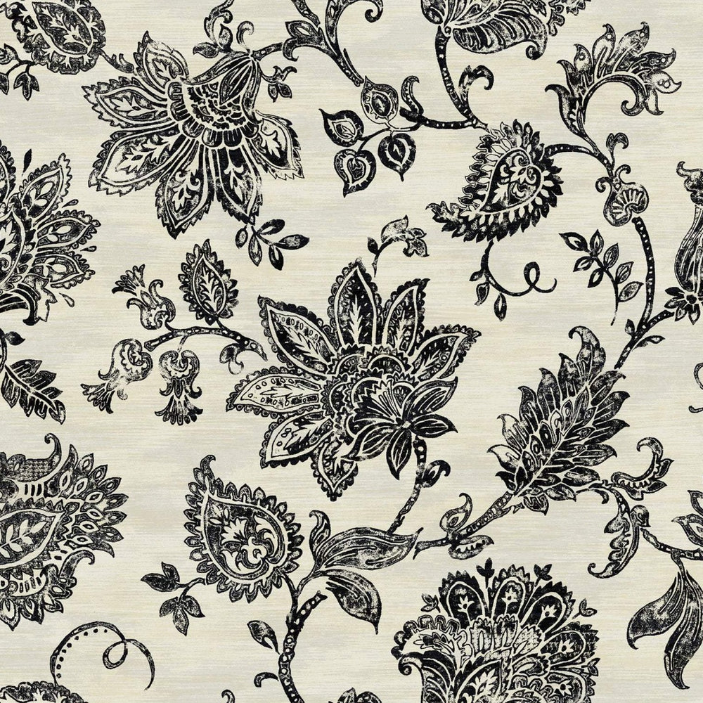 SD00713AR paisley floral bohemian wallpaper from Say Decor