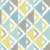 FA40212 dino peak striped wallpaper from the Playdate Adventure by Seabrook Designs