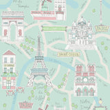 FA40604 bon voyage kids wallpaper from the Playdate Adventure by Seabrook Designs