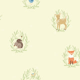 FA41107 kids animal wallpaper from the Playdate Adventure collection by Seabrook Designs
