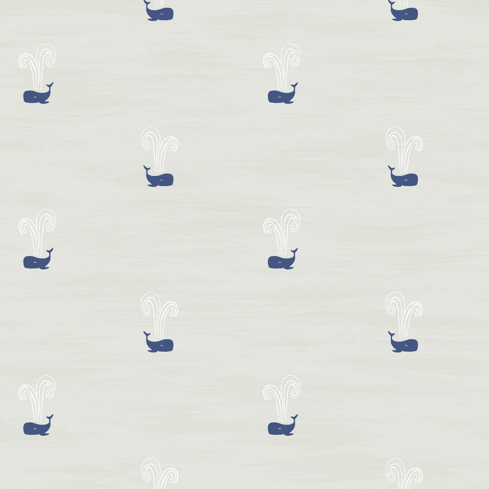 DA60300 tiny whales kids wallpaper from the Day Dreamers collection by Seabrook Designs