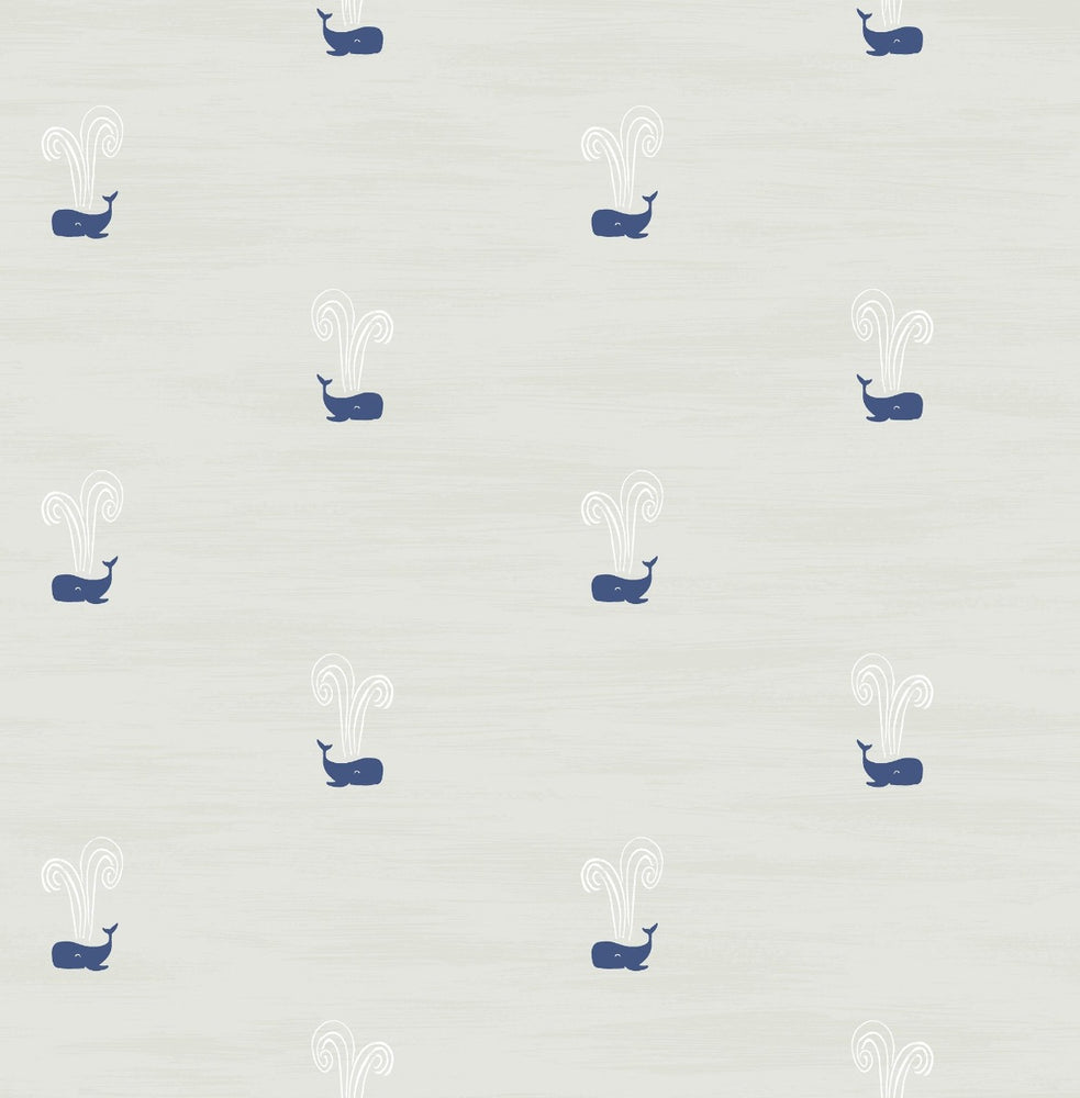 DA60300 tiny whales kids wallpaper from the Day Dreamers collection by Seabrook Designs