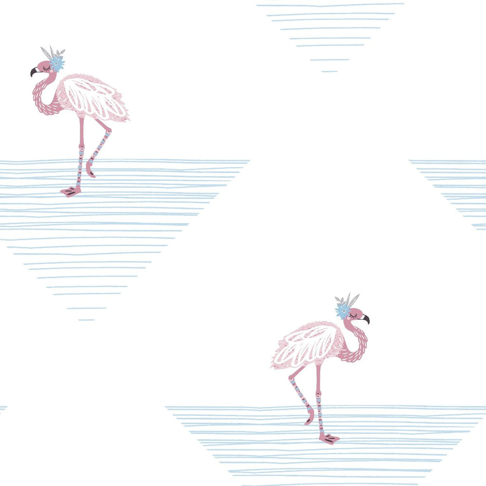 
                  
                    DA61702 dancing flamingos kids wallpaper from the Day Dreamers collection by Seabrook Designs
                  
                