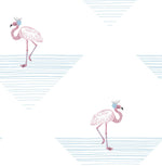 DA61702 dancing flamingos kids wallpaper from the Day Dreamers collection by Seabrook Designs