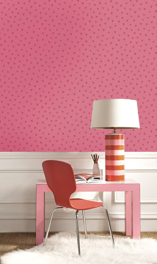 FA41701 sparkle heart kids glitter wallpaper desk from the Playdate Adventure collection by Seabrook Designs