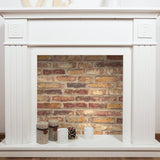 Red Faux Rustic Brick Peel and Stick Removable Wallpaper