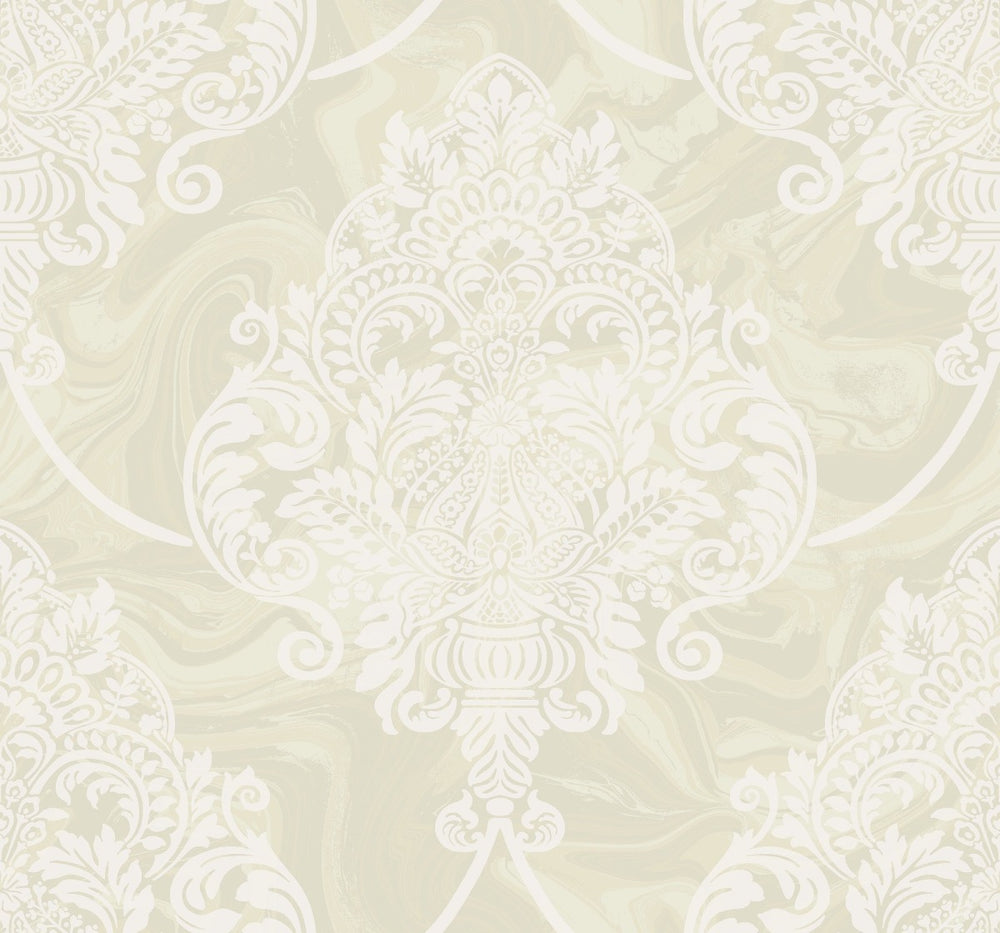 AW70805 puff damask wallpaper from the Casa Blanca 2 collection by Collins & Company