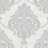 AW70806 puff damask wallpaper from the Casa Blanca 2 collection by Collins & Company