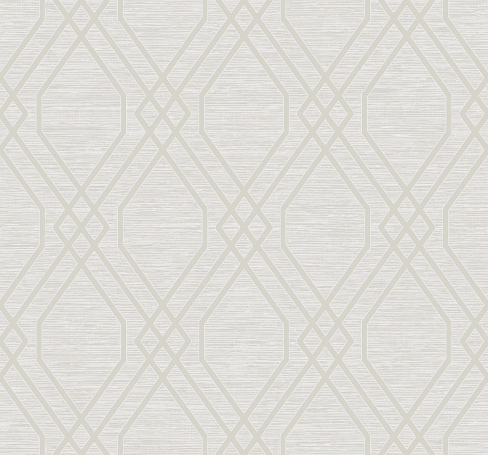 AW73708 Eldon diamond lattice geometric wallpaper from the Casa Blanca 2 collection by Collins & Company