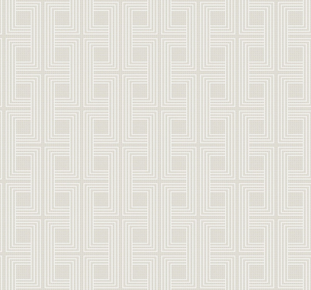 AW71603 interlocking squares geometric wallpaper from the Casa Blanca 2 collection by Collins & Company