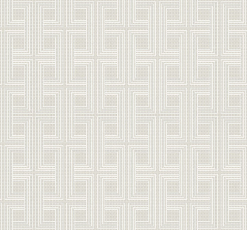 AW71603 interlocking squares geometric wallpaper from the Casa Blanca 2 collection by Collins & Company