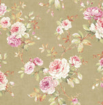 RG61407 floral trail wallpaper from the Garden Rose collection by Seabrook Designs