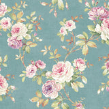 RG61402 floral trail wallpaper from the Garden Rose collection by Seabrook Designs