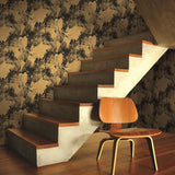 AV50900 Galileo abstract map wallpaper stairs from the Avant Garde collection by Seabrook Designs