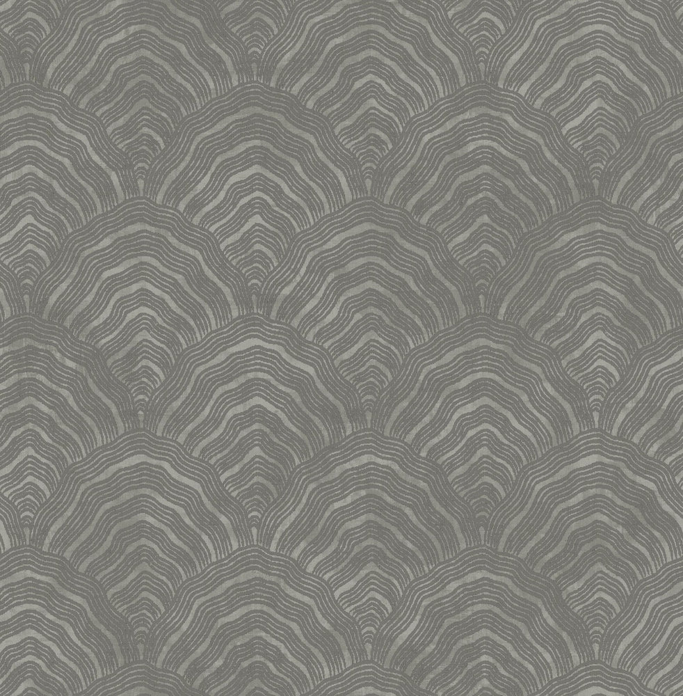 AI41508 confucius scallop wallpaper from the Koi collection by Seabrook Designs