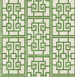 AI40204 Dynasty lattice geometric wallpaper from the Koi collection by Seabrook Designs