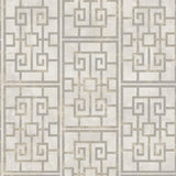AI40208 Dynasty lattice geometric wallpaper from the Koi collection by Seabrook Designs