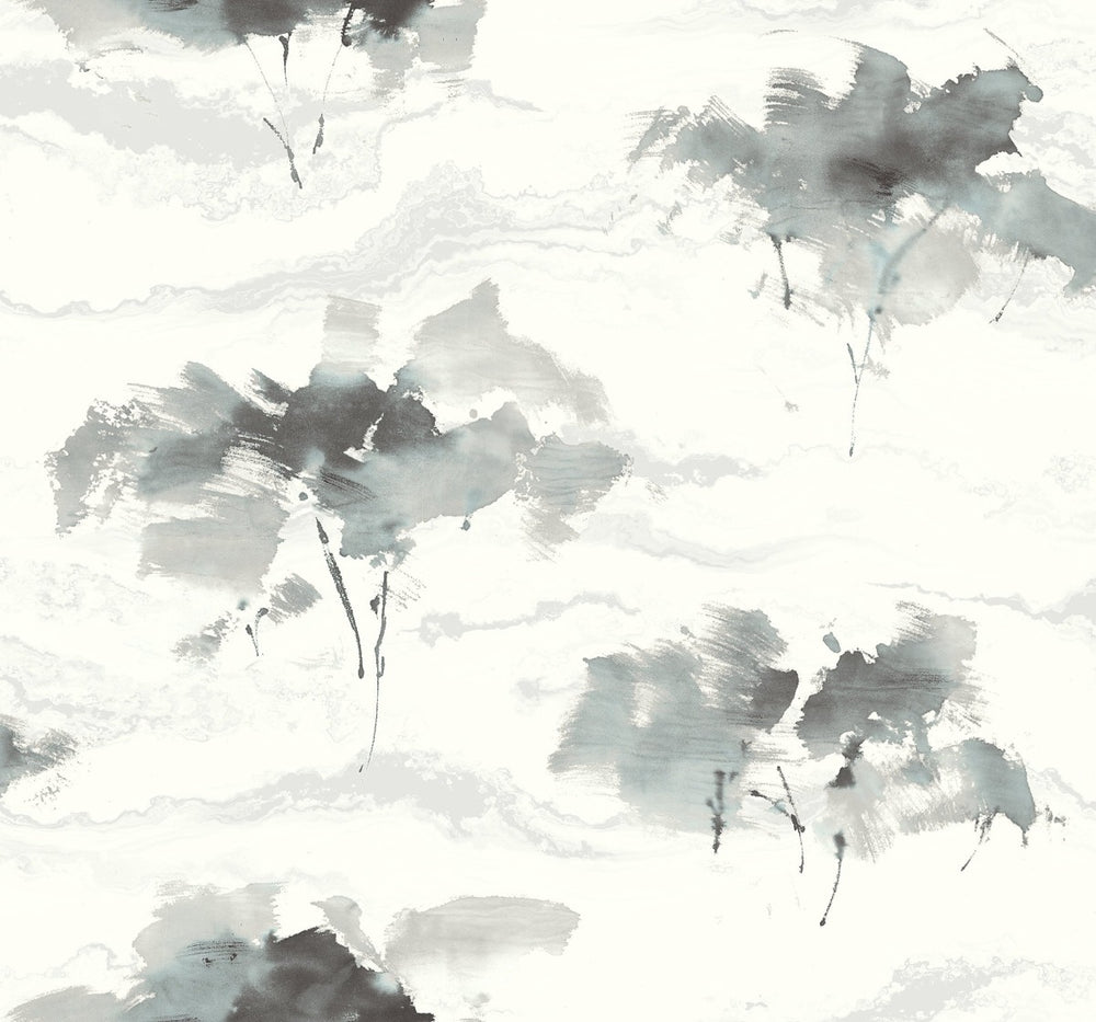 AH40700 watercolor trees botanical wallpaper from the L'Atelier de Paris collection by Seabrook Designs