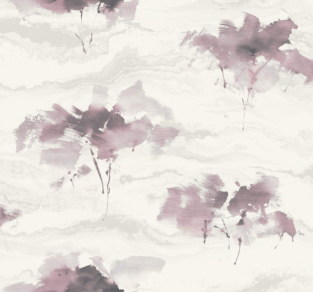 AH40701 watercolor trees botanical wallpaper from the L'Atelier de Paris collection by Seabrook Designs