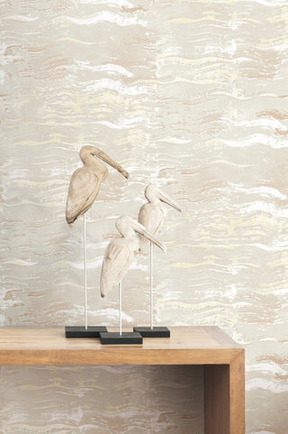 AH40803 graphic wave abstract wallpaper decor from the L'Atelier de Paris collection by Seabrook Designs
