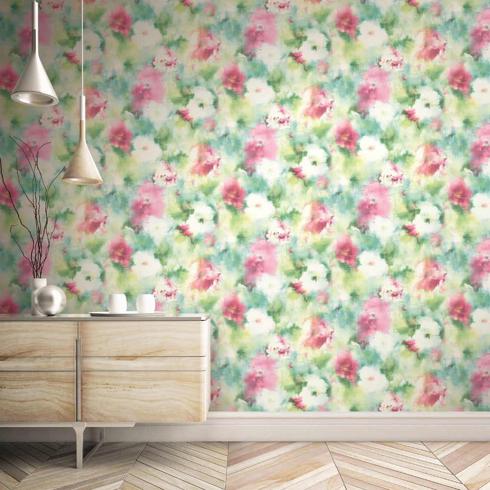 
                  
                    AH40901 watercolor floral wallpaper from the L'atelier de Paris collection by Seabrook Designs
                  
                