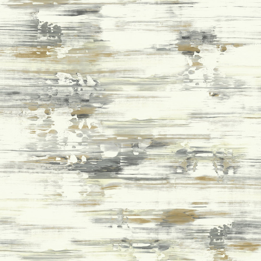 
                  
                    AH41105 gold abstract brushstroke wallpaper from the L'Atelier de Paris collection by Seabrook Designs
                  
                