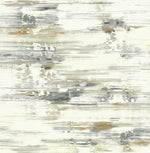 AH41105 gold abstract brushstroke wallpaper from the L'Atelier de Paris collection by Seabrook Designs