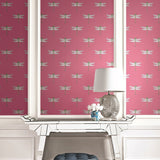 TA20301 Catalina dragonfly wallpaper decor from the Tortuga collection by Seabrook Designs