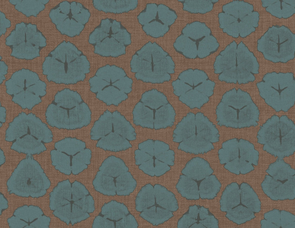 AH41316 shibori blossoms botanical wallpaper from the L'Atelier de Paris collection by Seabrook Designs
