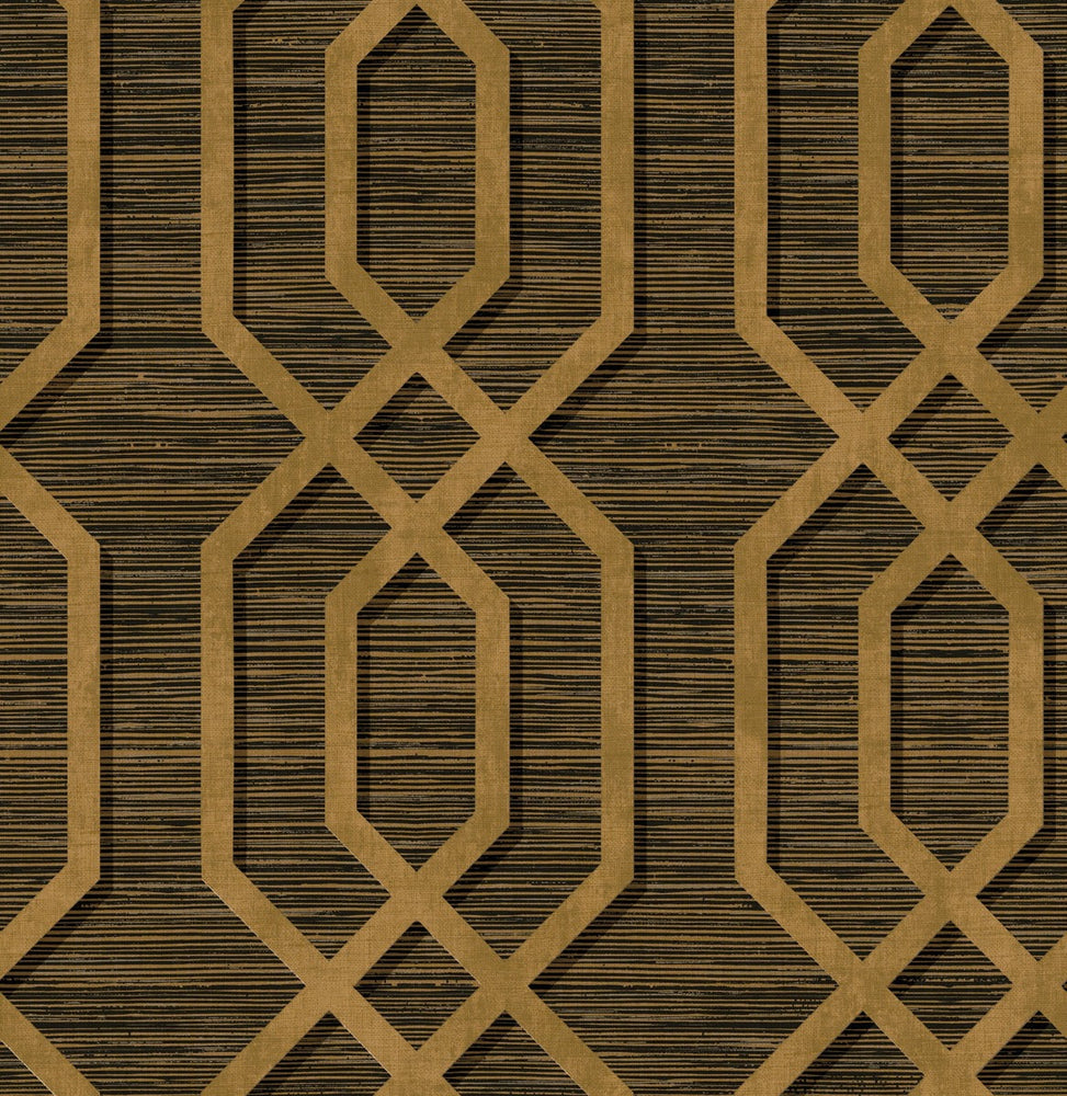 GT21200 Topaz trellis geometric wallpaper from the Geo collection by Seabrook Designs