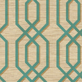 GT21204 Topaz trellis geometric wallpaper from the Geo collection by Seabrook Designs