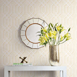 GT21205 Topaz trellis geometric wallpaper decor from the Geo collection by Seabrook Designs