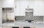 Gray Washed Brick Peel and Stick Removable Wallpaper