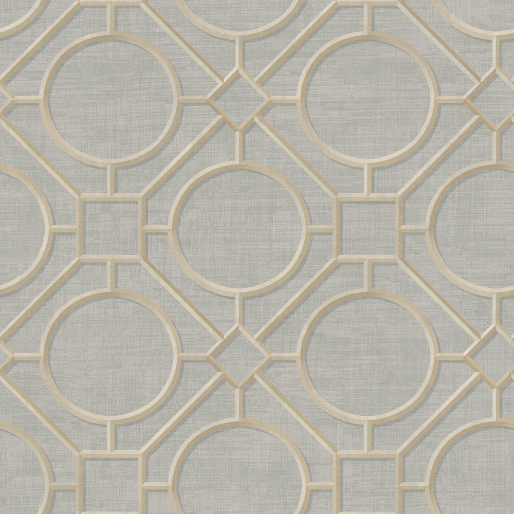 AI42401 silk road trellis geometric wallpaper from the Koi collection by Seabrook Designs