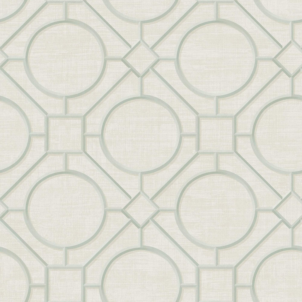 AI42414 silk road trellis geometric wallpaper from the Koi collection by Seabrook Designs